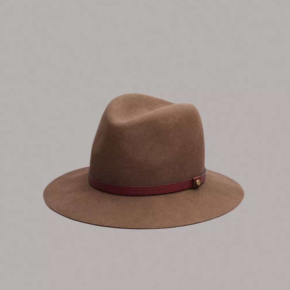 Rag & Bone Floppy Brim Wool Fedora - Small